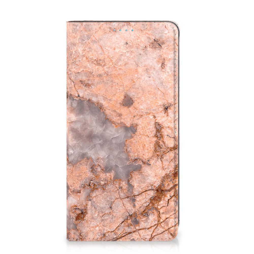 Samsung Galaxy A53 Standcase Marmer Oranje