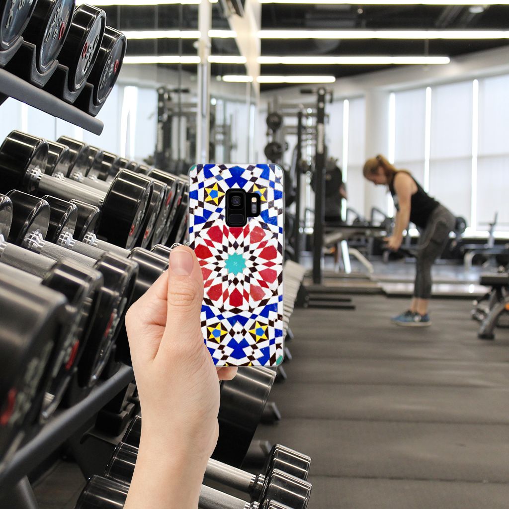 Samsung Galaxy S9 TPU Siliconen Hoesje Mozaïek