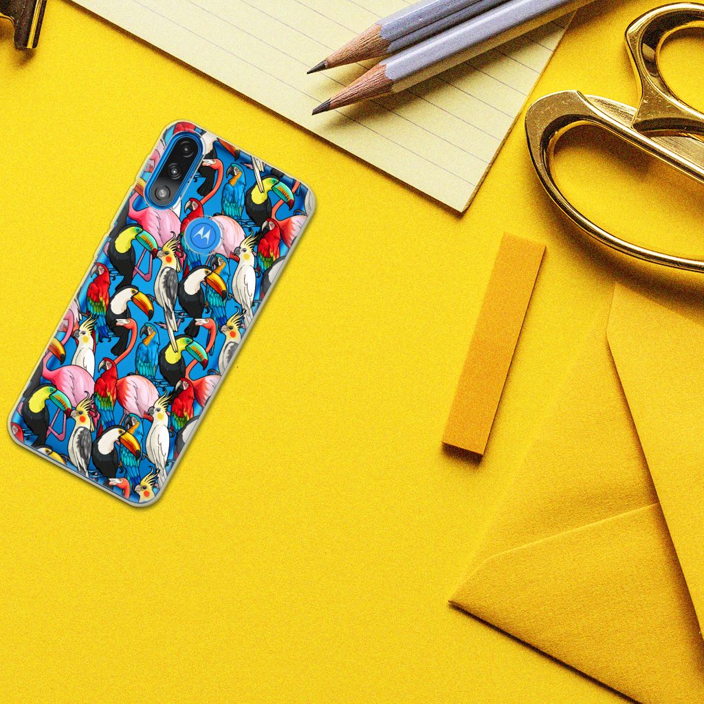 Motorola Moto E7/E7i Power TPU Hoesje Birds B2C Telecom