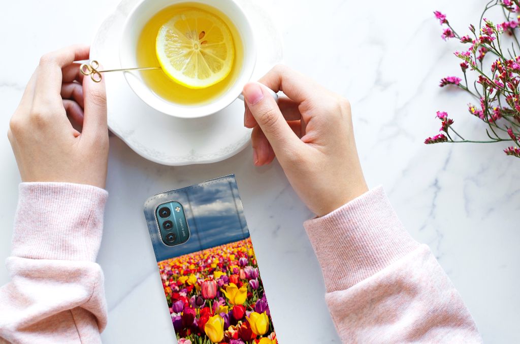 Nokia G11 | G21 Smart Cover Tulpen - B2C Telecom