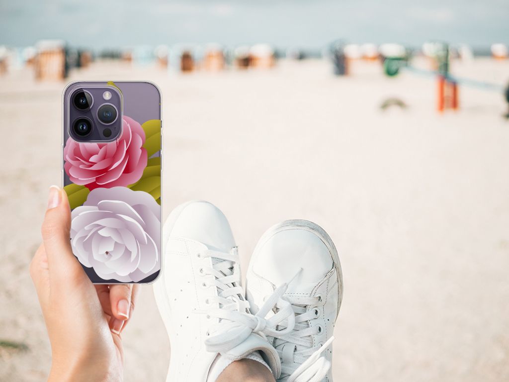 Apple iPhone 14 Pro TPU Case Roses B2C Telecom