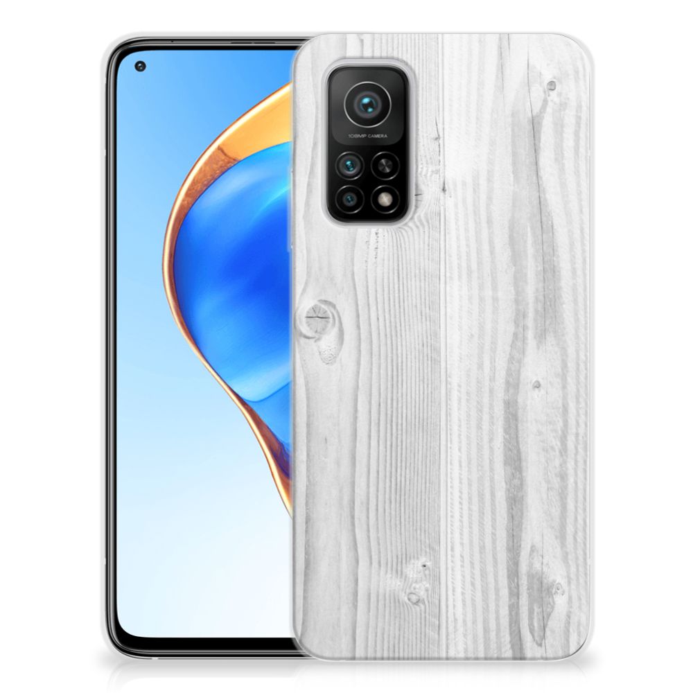 Xiaomi Mi 10T | 10T Pro Bumper Hoesje White Wood B2C Telecom