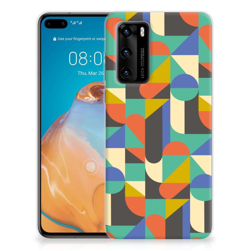 Huawei P40 TPU bumper Funky Retro B2C Telecom