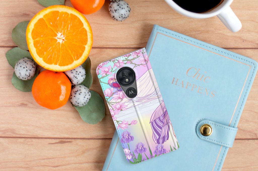 Motorola Moto G7 Play Hoesje maken Bird - B2C Telecom