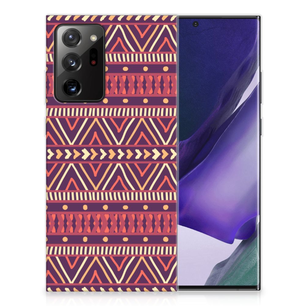 Samsung Galaxy Note20 Ultra TPU bumper Aztec Paars B2C Telecom