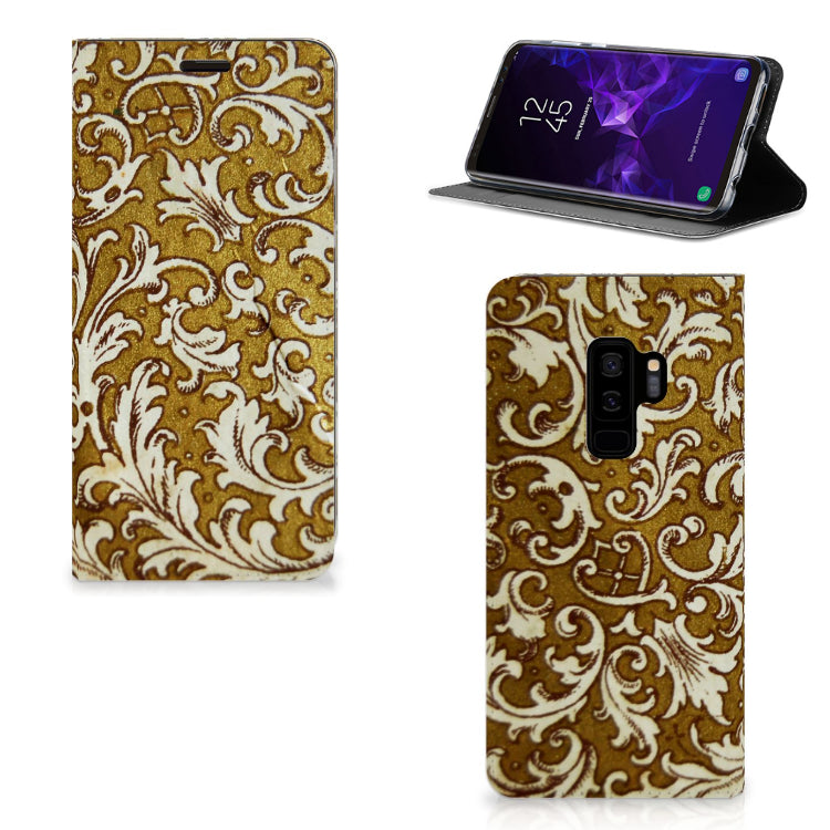 Telefoon Hoesje Samsung Galaxy S9 Plus Barok Goud