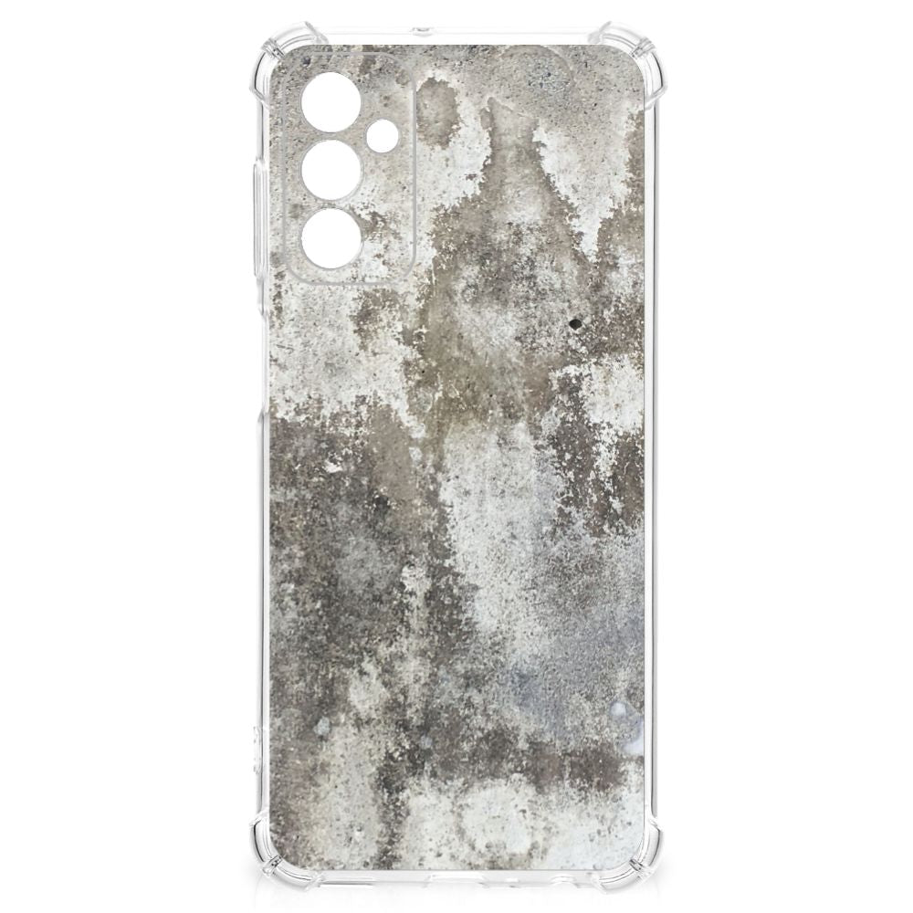 Samsung Galaxy M13 4G | M23 Anti-Shock Hoesje Beton Print B2C Telecom