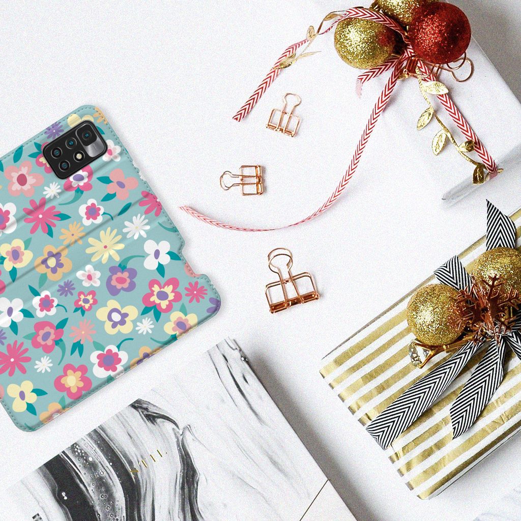 Xiaomi Redmi 10 Smart Cover Flower Power - B2C Telecom