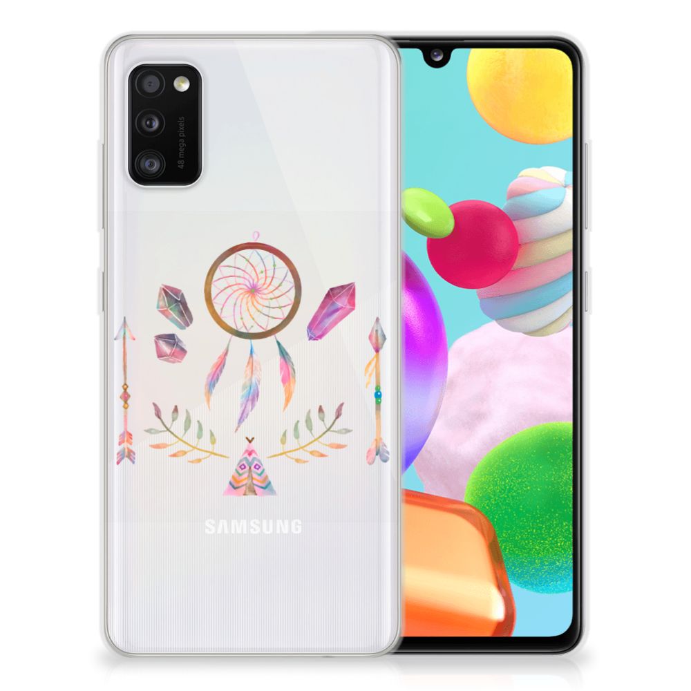 Samsung Galaxy A41 Telefoonhoesje met Naam Boho Dreamcatcher B2C Telecom
