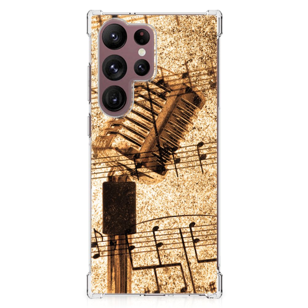 Samsung Galaxy S23 Ultra Anti-shock Hoesje met foto Bladmuziek B2C Telecom