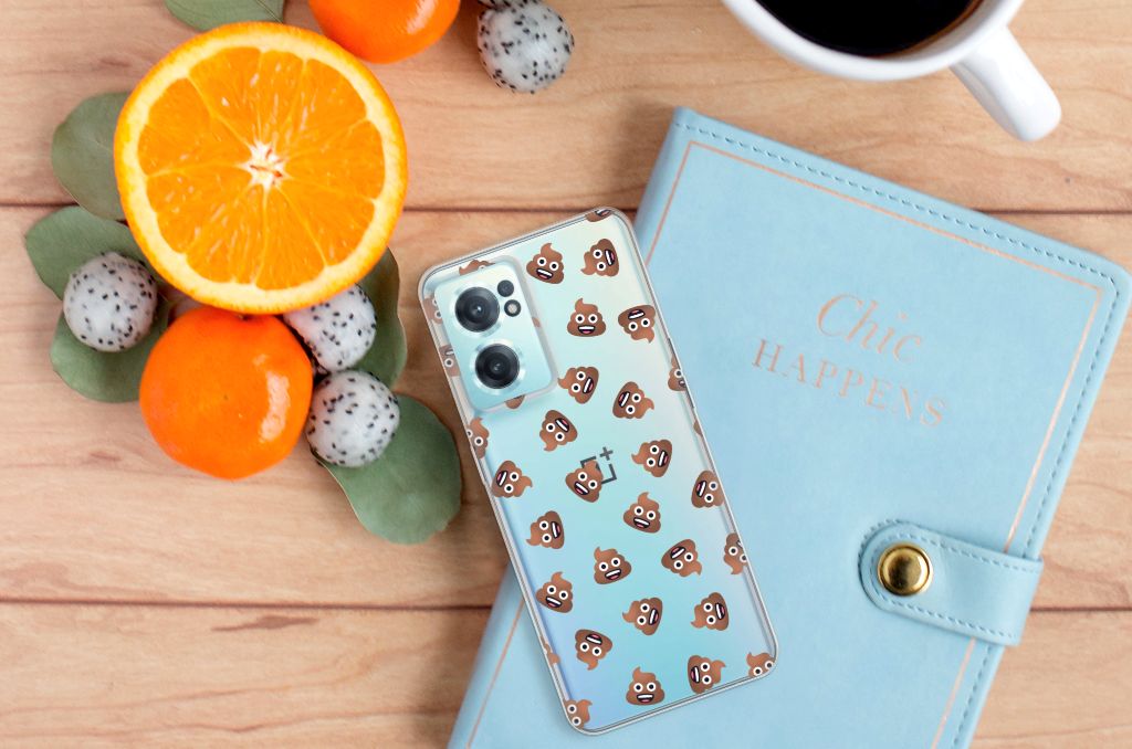 TPU bumper voor OnePlus Nord CE 2 5G Poep Emojis B2C Telecom