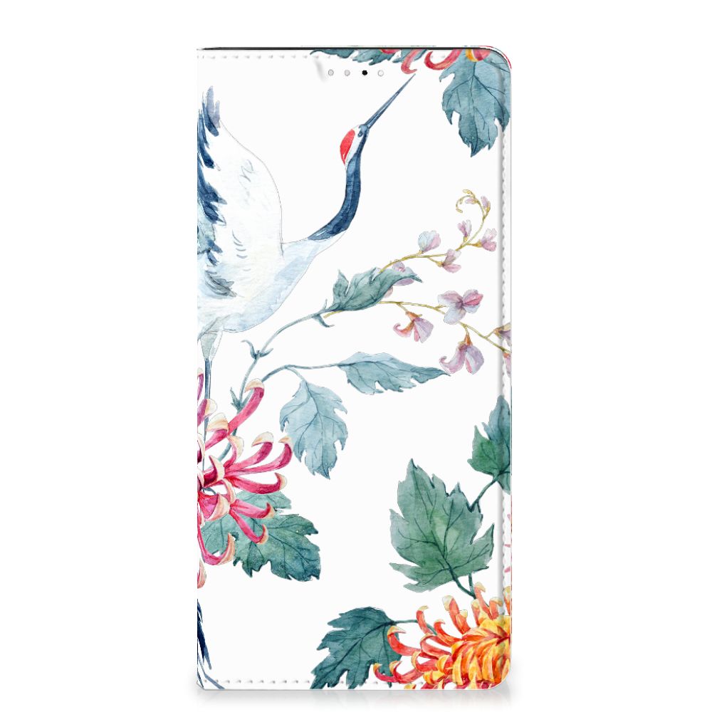 Samsung Galaxy A33 5G Hoesje maken Bird Flowers - B2C Telecom