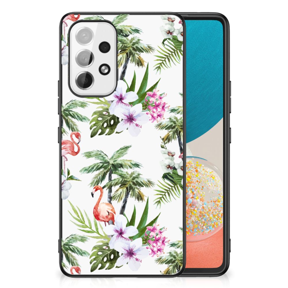 Samsung Galaxy A53 Dierenprint Telefoonhoesje Flamingo Palms