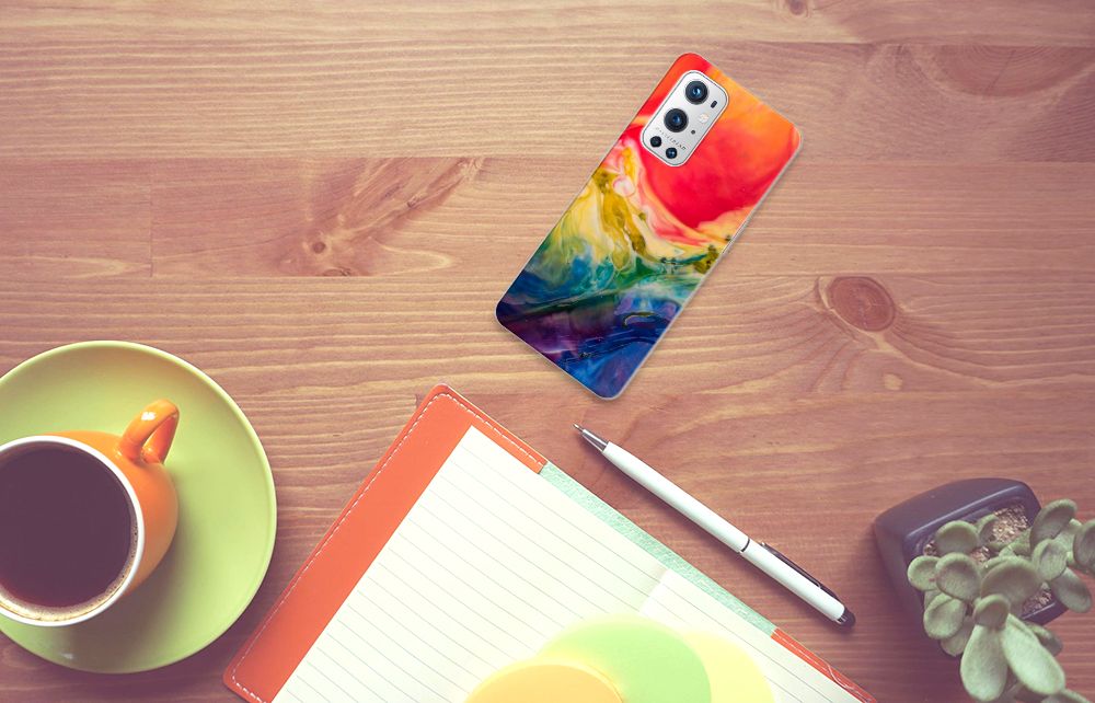 Hoesje maken OnePlus 9 Pro Watercolor Dark B2C Telecom