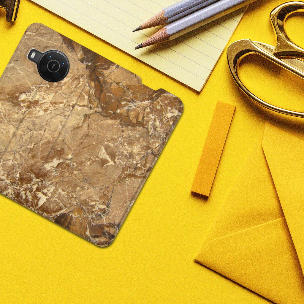 Nokia X20 | X10 Standcase Marmer Creme - B2C Telecom