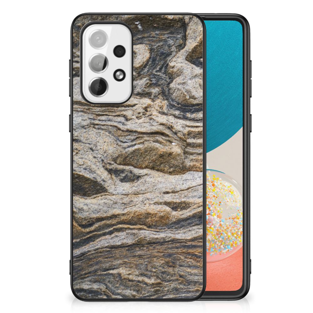 Samsung Galaxy A73 Marmeren Print Telefoonhoesje Steen B2C Telecom