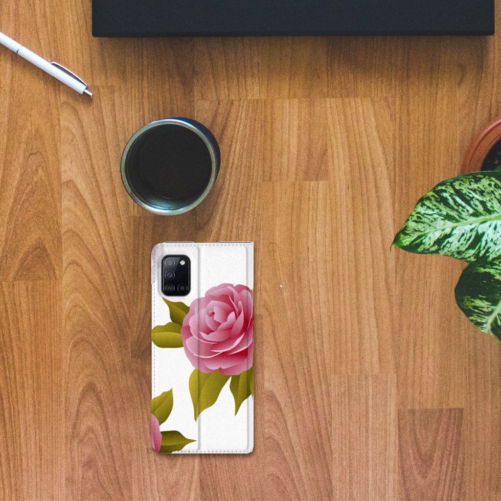 Samsung Galaxy A31 Smart Cover Roses - B2C Telecom