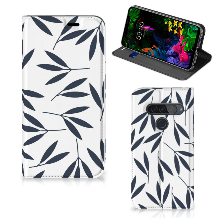 LG G8s Thinq Smart Cover Leaves Blue - B2C Telecom