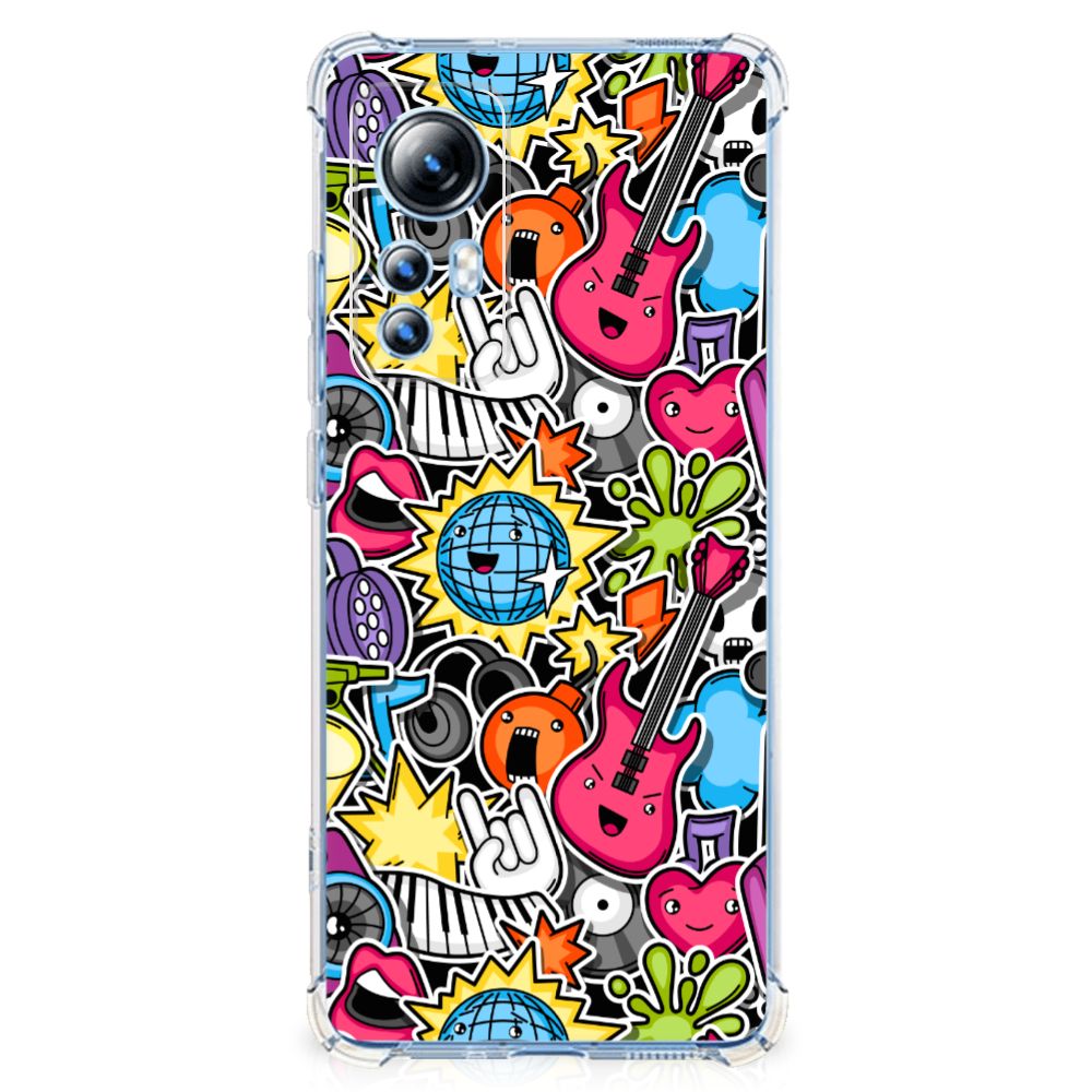 Xiaomi 12 Lite Anti Shock Bumper Case Punk Rock B2C Telecom