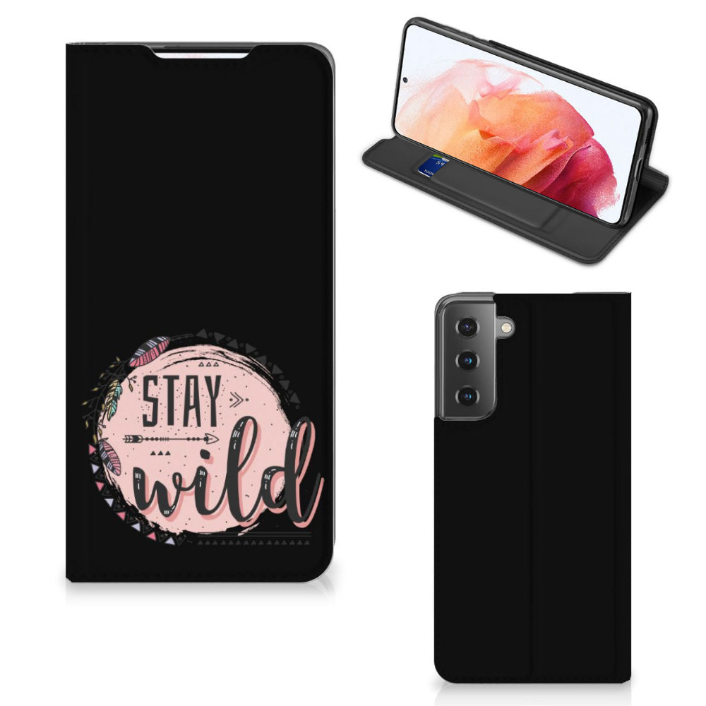Samsung Galaxy S21 Magnet Case Boho Stay Wild