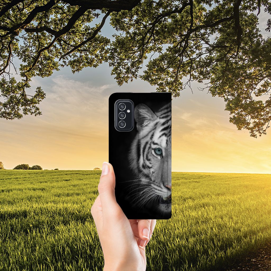 Samsung Galaxy M52 Hoesje maken Tijger - B2C Telecom