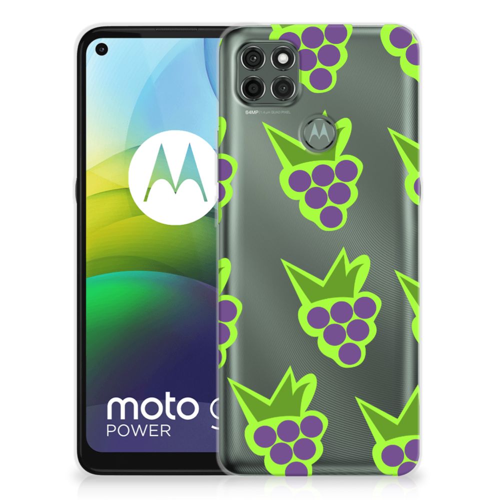 Motorola Moto G9 Power Siliconen Case Druiven B2C Telecom
