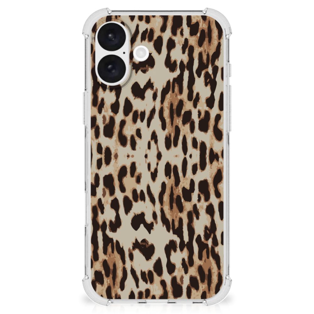 iPhone 16 Plus Case Anti-shock Leopard
