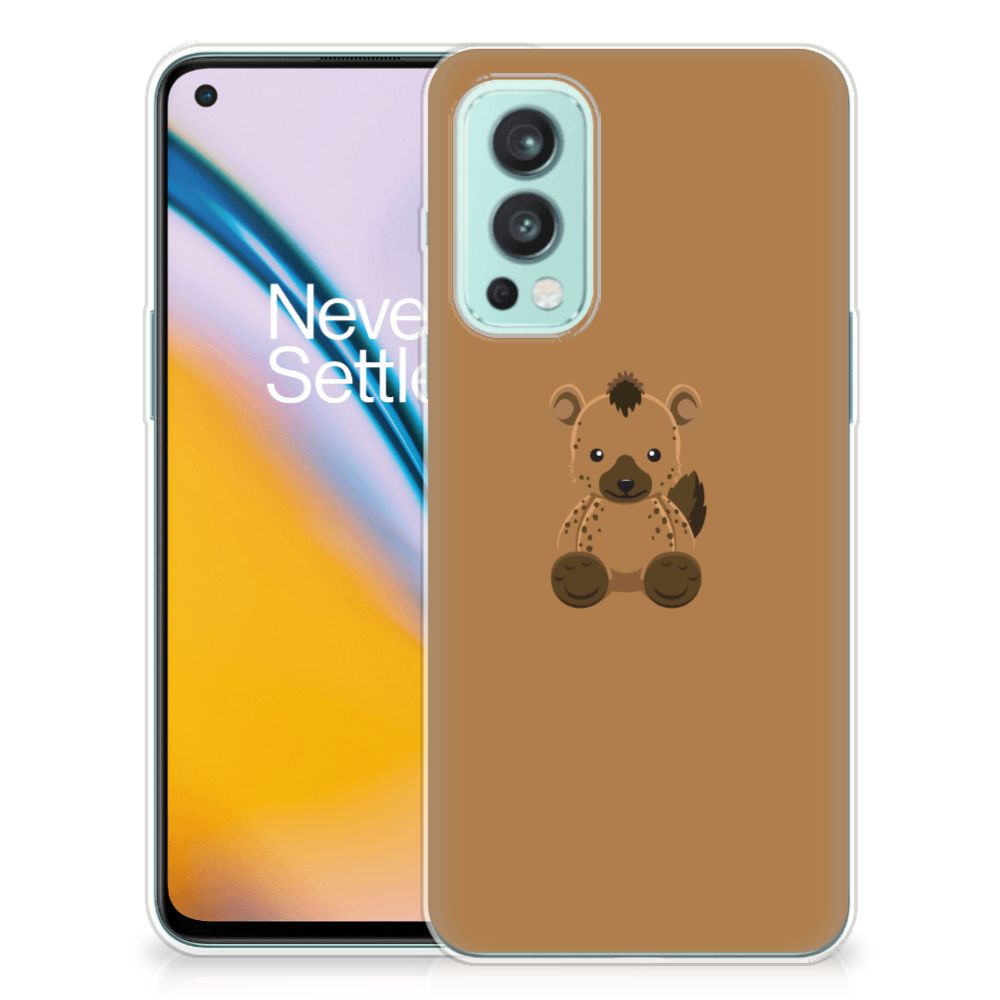 OnePlus Nord 2 5G Telefoonhoesje met Naam Baby Hyena