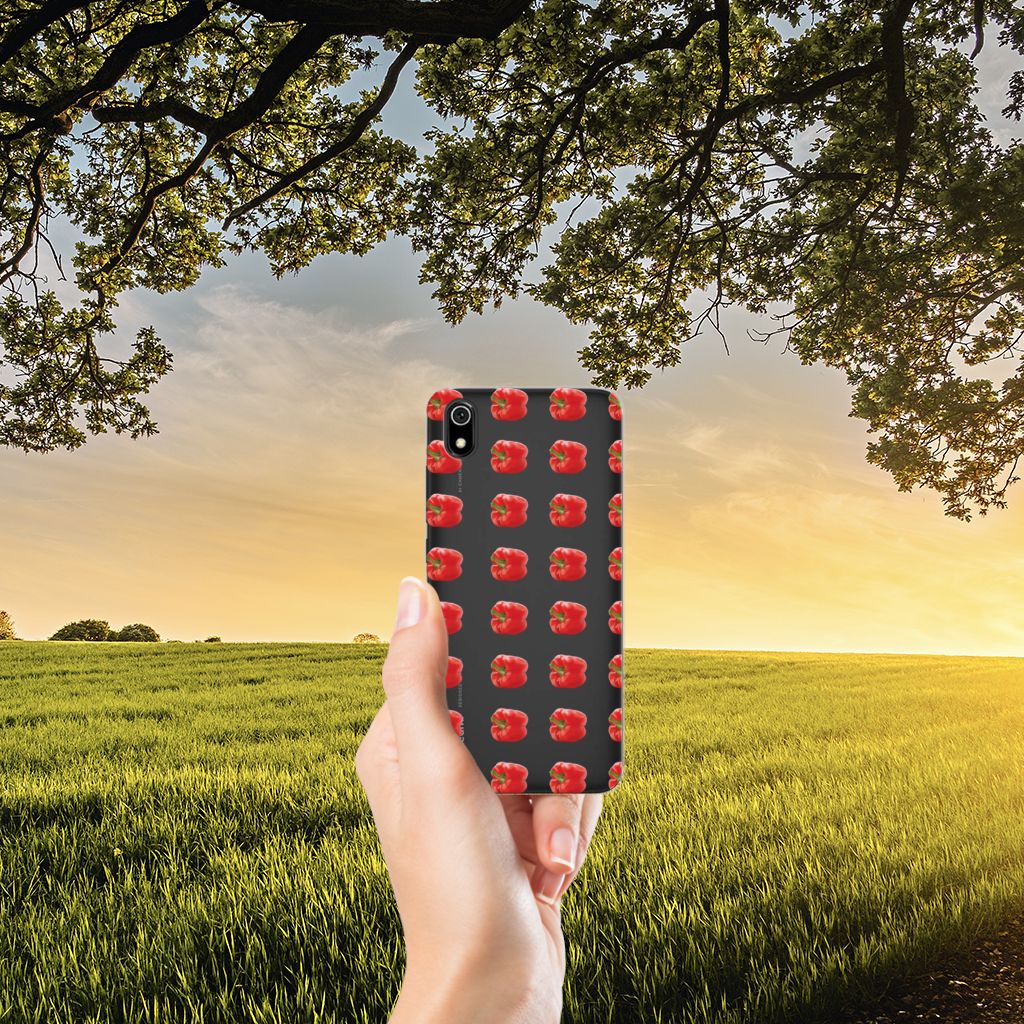 Xiaomi Redmi 7A Siliconen Case Paprika Red
