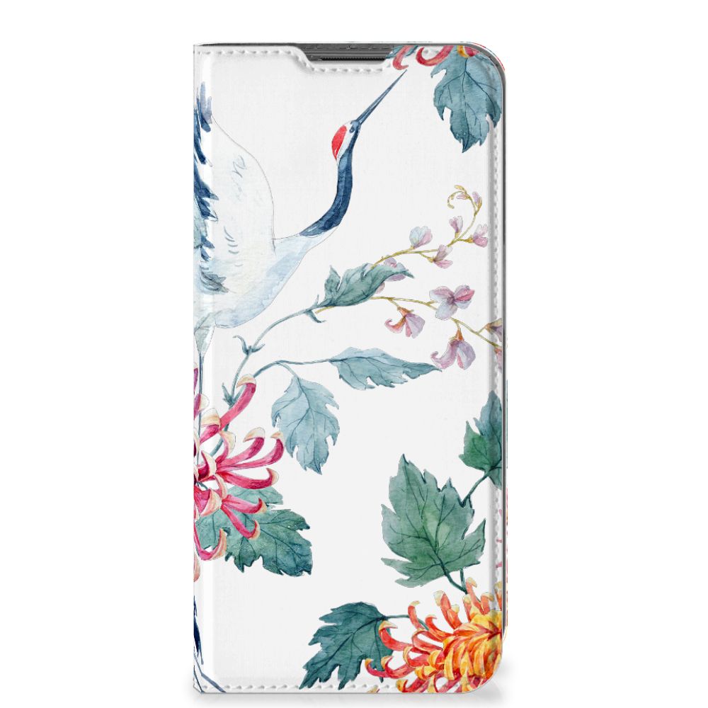 Nokia G11 | G21 Hoesje maken Bird Flowers - B2C Telecom