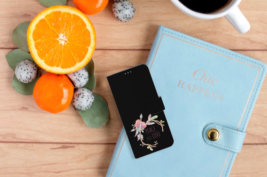 Motorola Moto G60 Leuk Hoesje Boho Text