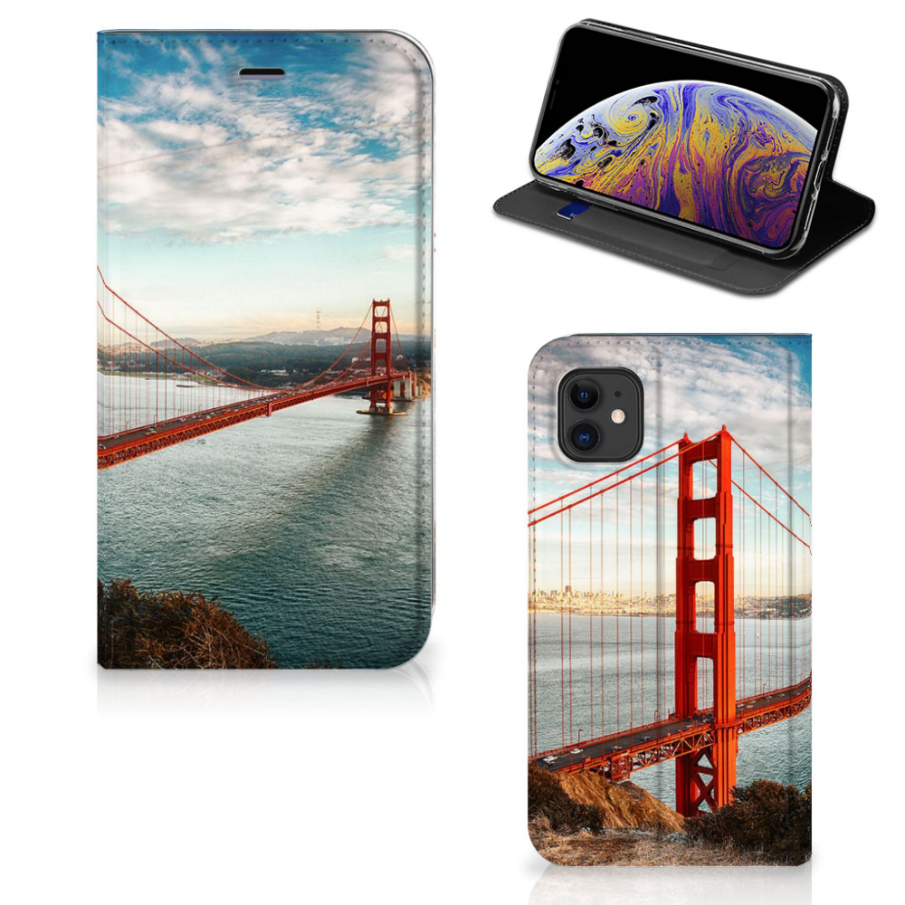 Apple iPhone 11 Book Cover Golden Gate Bridge