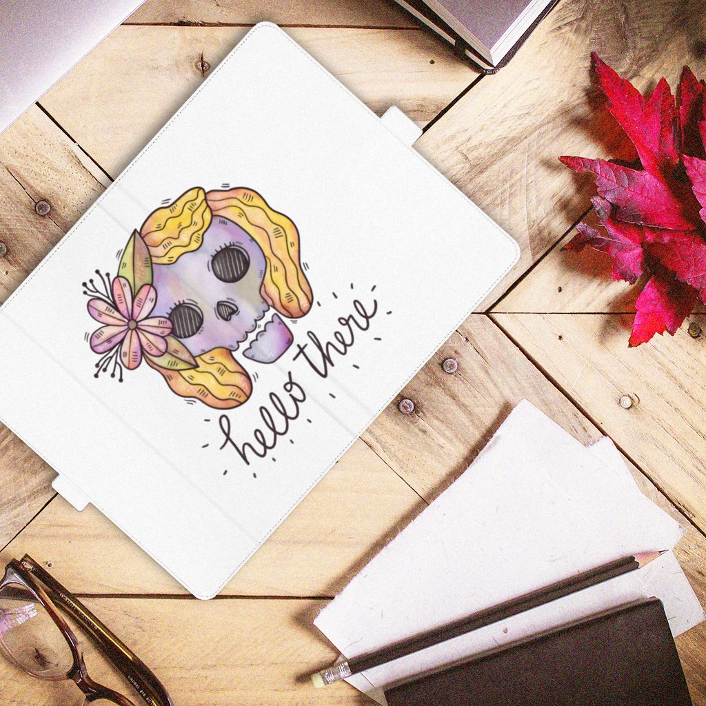Tablettasje Lenovo Tab M10 Plus 3rd Gen 10.6 inch Boho Skull