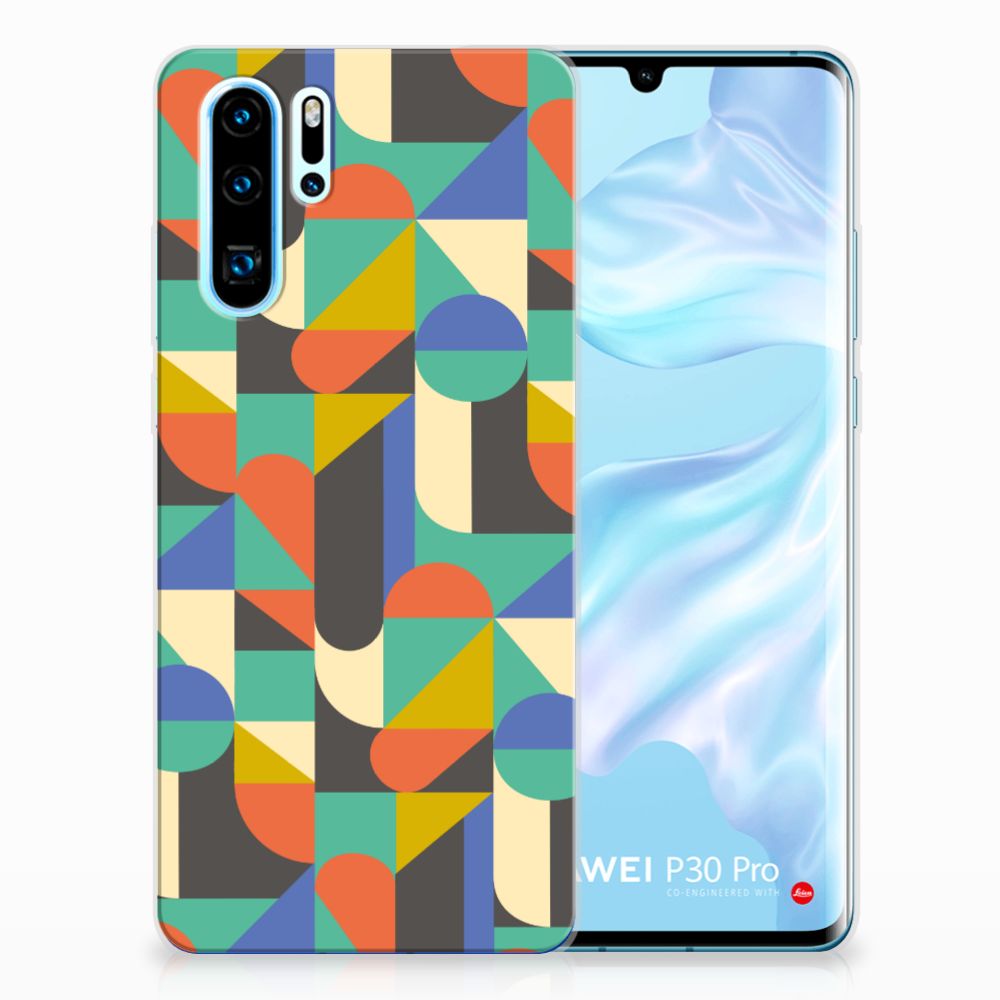 Huawei P30 Pro TPU bumper Funky Retro