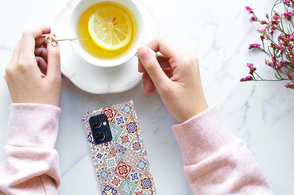 OPPO Find X5 Lite | Reno7 5G Standcase Tiles Color - B2C Telecom