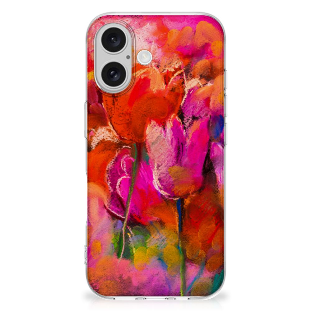 Hoesje maken iPhone 16 plus Tulips