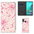 Samsung Galaxy A40 Smart Cover Pink Flowers
