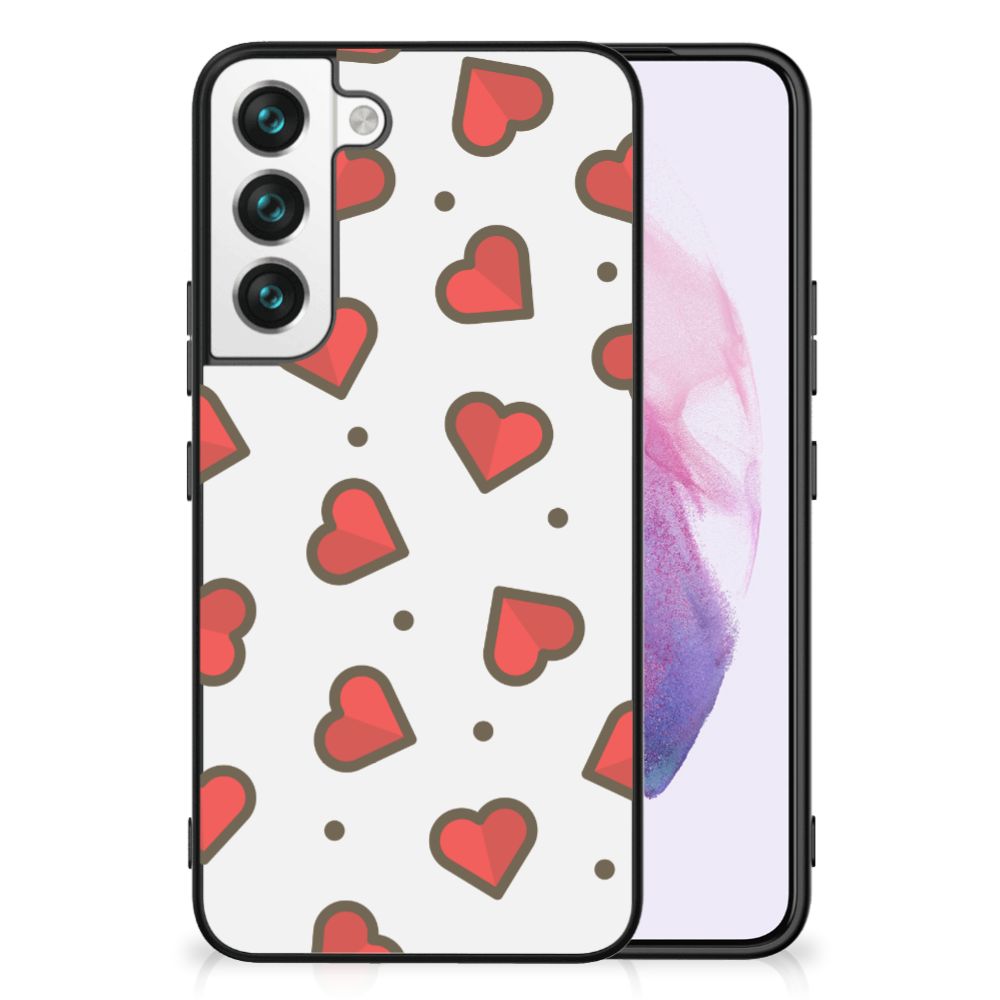 Samsung Galaxy S22 Back Case Hearts