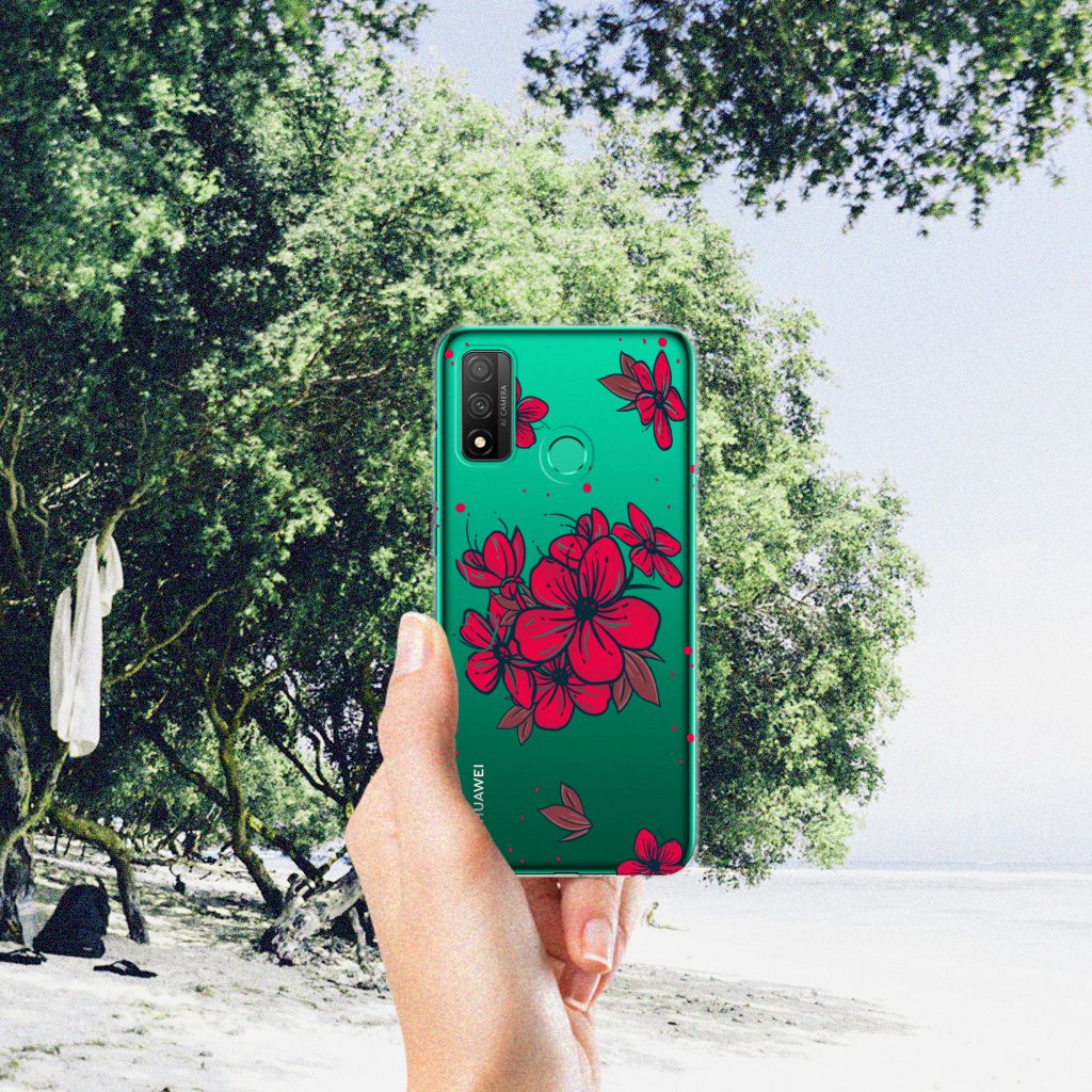 Huawei P Smart 2020 TPU Case Blossom Red