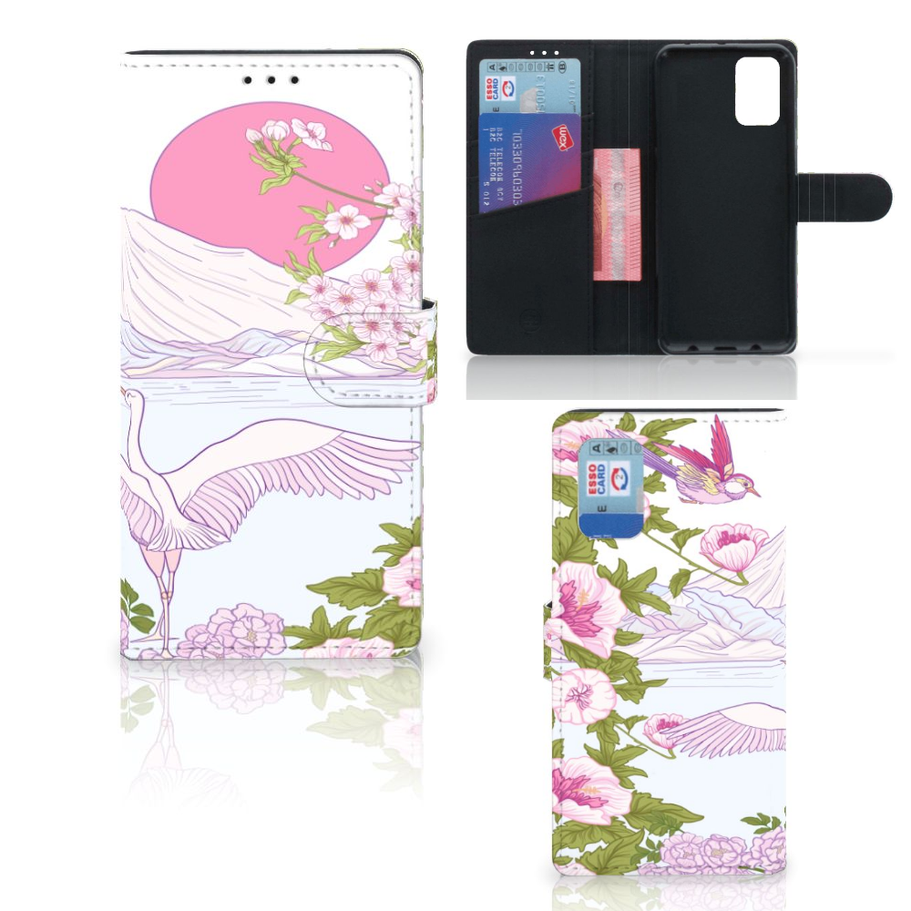Samsung Galaxy A02s | M02s Telefoonhoesje met Pasjes Bird Standing