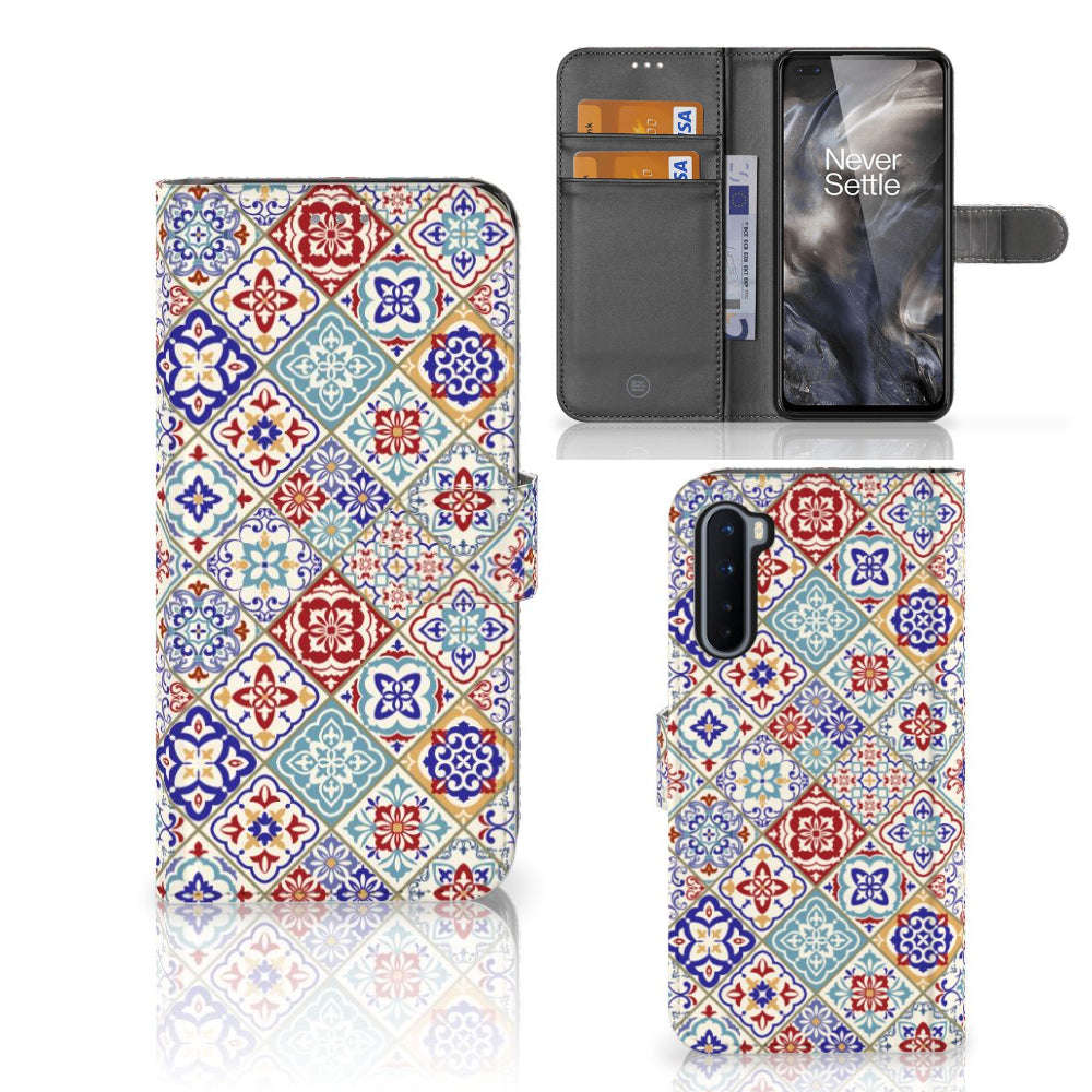 OnePlus Nord Bookcase Tiles Color