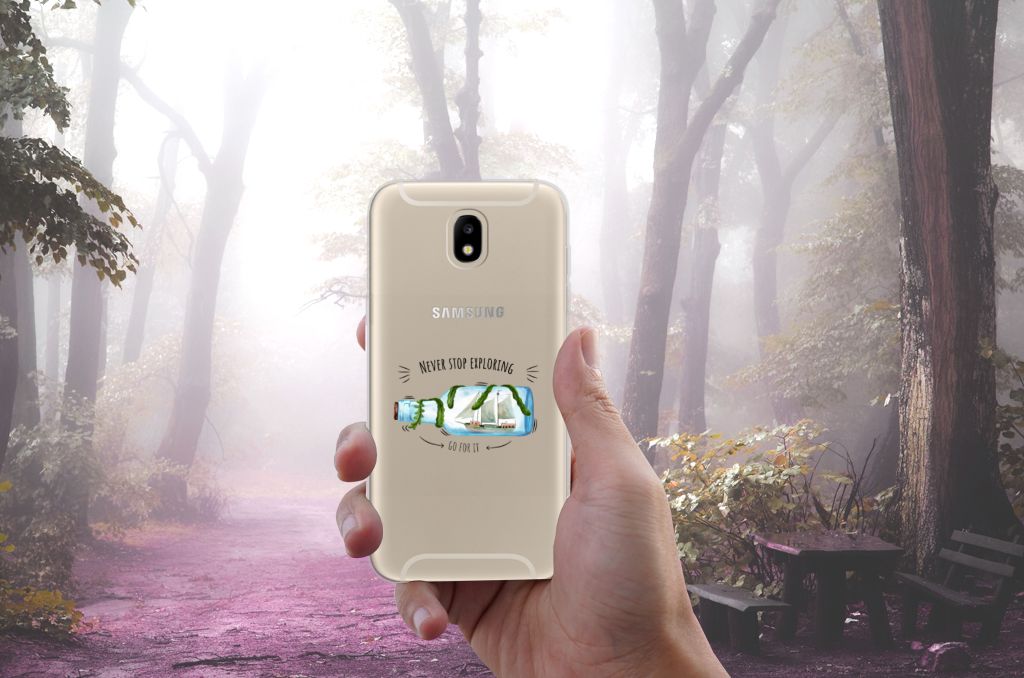 Samsung Galaxy J5 2017 Telefoonhoesje met Naam Boho Bottle