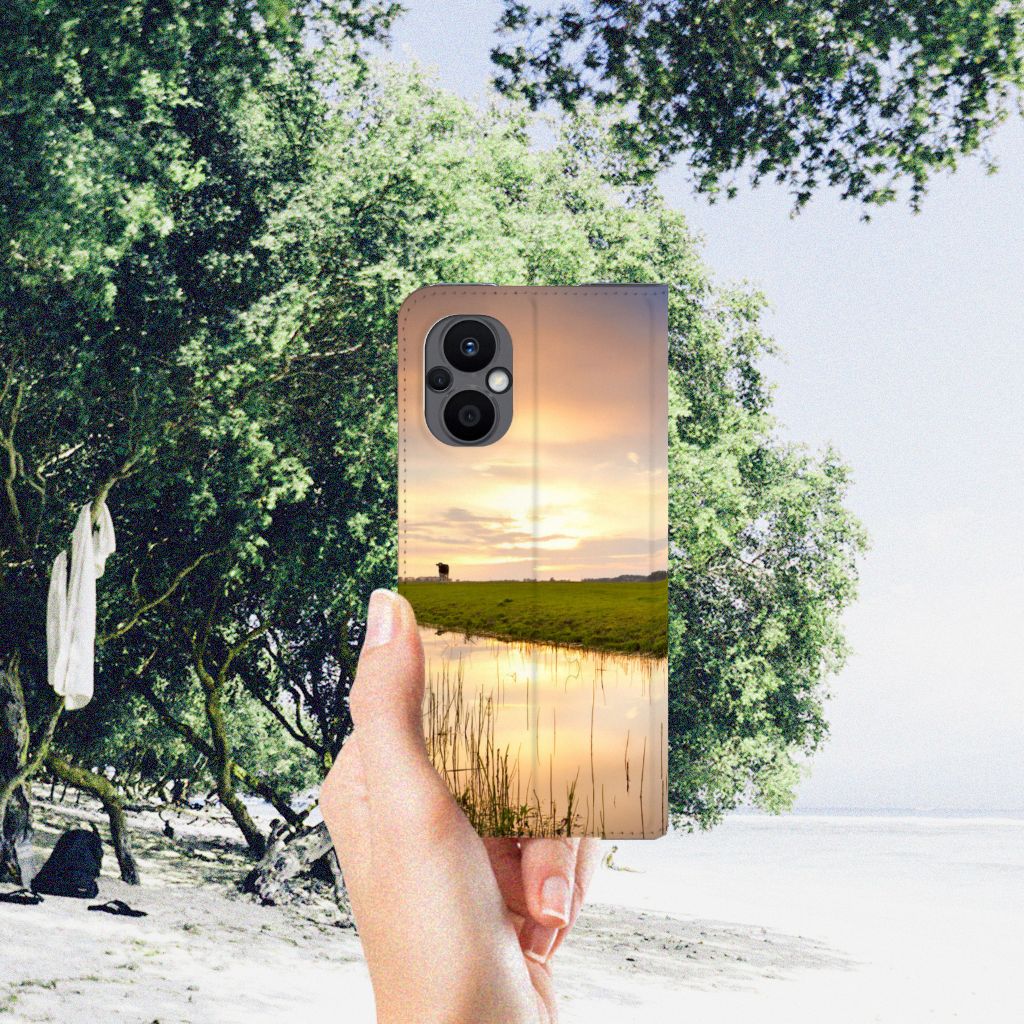 OPPO Reno8 Lite Hoesje maken Koe - B2C Telecom