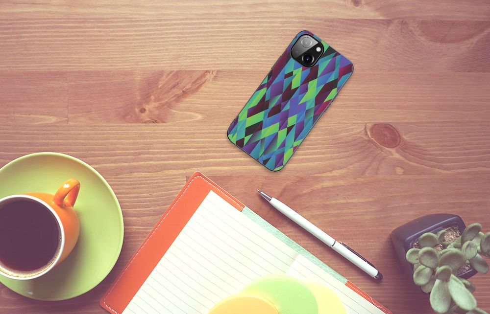 Apple iPhone 13 | iPhone 14 Backcover Abstract Green Blue B2C Telecom