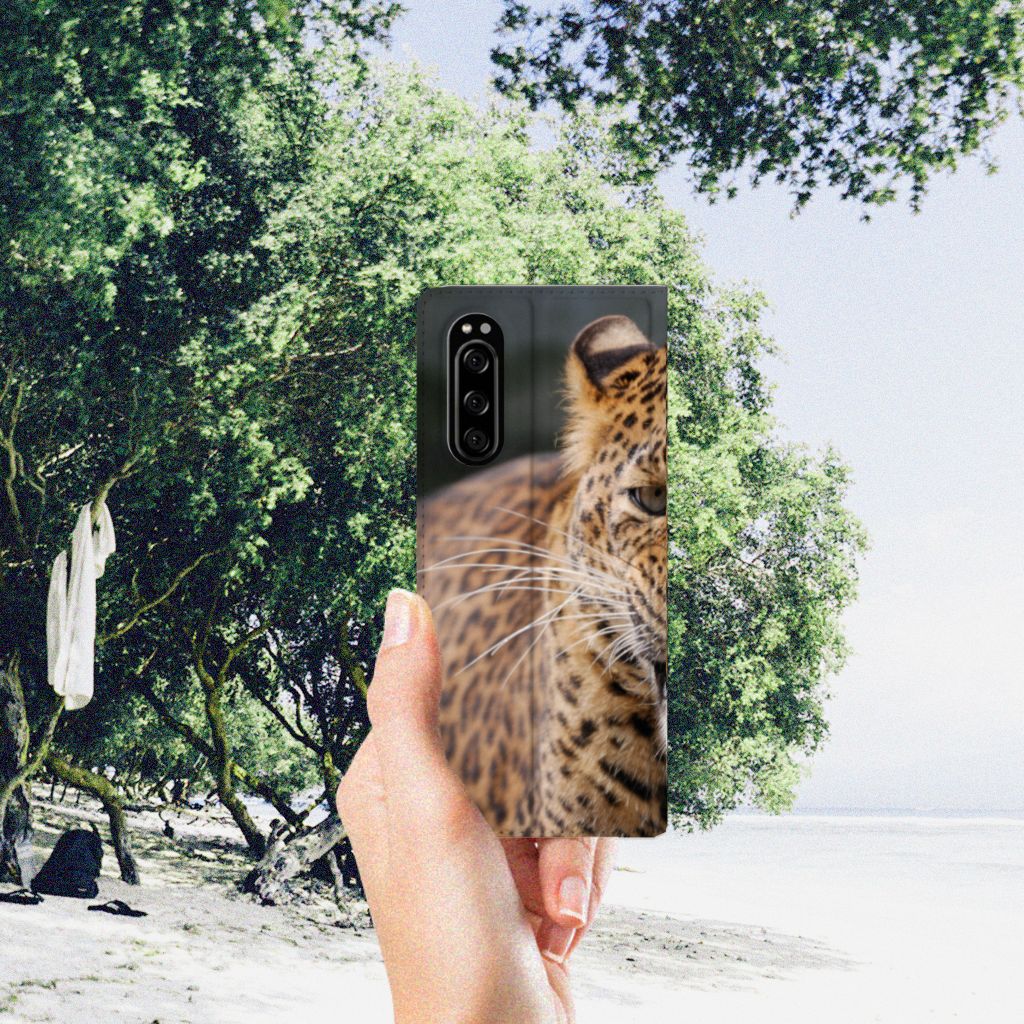 Sony Xperia 5 Hoesje maken Luipaard - B2C Telecom