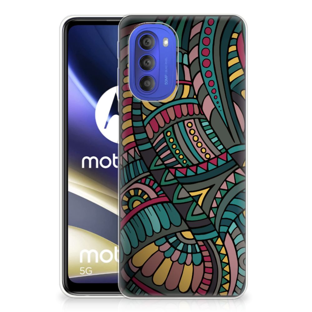 Motorola Moto G51 5G TPU bumper Aztec