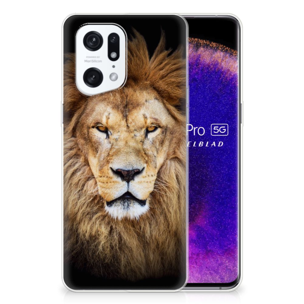 OPPO Find X5 Pro TPU Hoesje Leeuw B2C Telecom