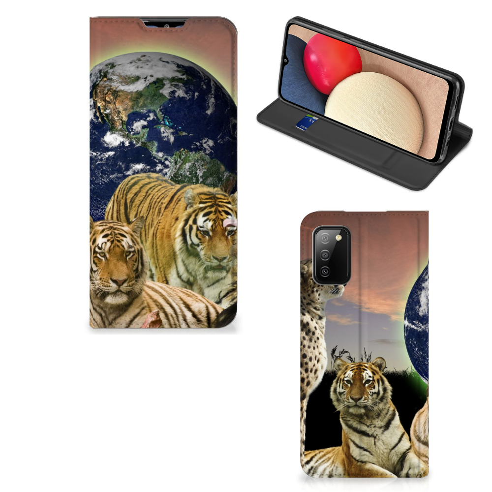 Samsung Galaxy M02s | A02s Hoesje maken Roofdieren - B2C Telecom