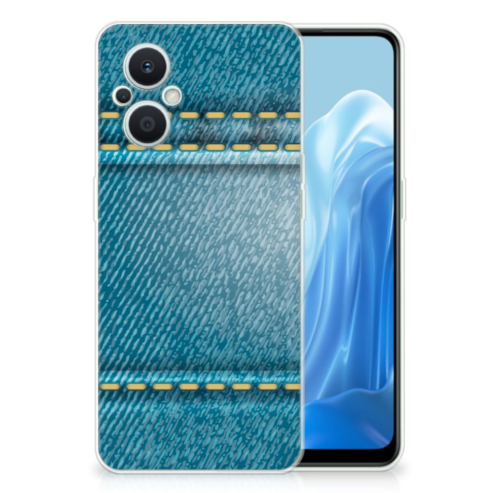 OPPO Reno8 Lite Silicone Back Cover Jeans B2C Telecom