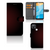 OPPO A15 Telefoon Hoesje Geruit Rood met ruimte voor 3 pasjes en minimalistisch design